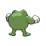 Poliwrath shiny back-facing sprite from Pokémon Black 2