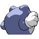 Poliwrath back-facing sprite from Pokémon Pearl
