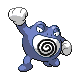 Poliwrath front-facing sprite from Pokémon Pearl