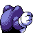 Poliwrath back-facing sprite from Pokémon Gold