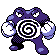 Poliwrath front-facing sprite from Pokémon Gold