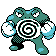 Poliwrath shiny front-facing sprite from Pokémon Gold