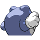 Poliwrath back-facing sprite from Pokémon SoulSilver