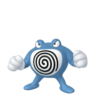 Poliwrath front-facing sprite from Pokémon Scarlet
