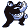 Poliwrath front-facing sprite from Pokémon Red