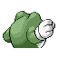 Poliwrath shiny back-facing sprite from Pokémon Sapphire