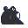 Poliwrath back-facing sprite from Pokémon Yellow