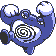 Poliwrath front-facing sprite from Pokémon Yellow