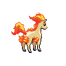 Ponyta back-facing sprite from Pokémon Black