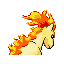 Ponyta back-facing sprite from Pokémon FireRed