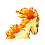 Ponyta back-facing sprite from Pokémon Ruby