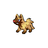 Poochyena shiny front-facing sprite from Pokémon White 2