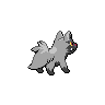 Poochyena back-facing sprite from Pokémon White