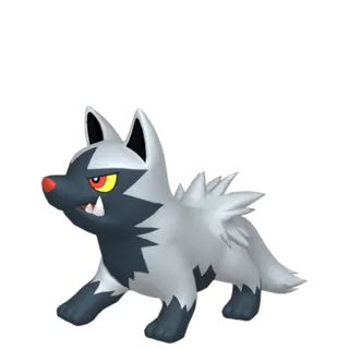 Poochyena front-facing sprite from Pokémon Alpha Sapphire