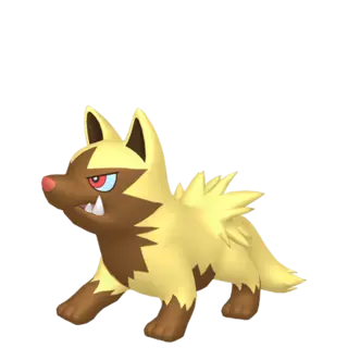 Poochyena shiny front-facing sprite from Pokémon Alpha Sapphire