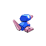 Porygon shiny back-facing sprite from Pokémon Black 2
