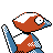 Porygon back-facing sprite from Pokémon Crystal