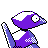 Porygon shiny back-facing sprite from Pokémon Crystal
