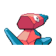 Porygon back-facing sprite from Pokémon Diamond