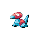 Porygon front-facing sprite from Pokémon HeartGold