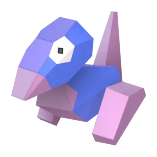 Porygon shiny front-facing sprite from Pokémon Shining Pearl