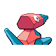 Porygon back-facing sprite from Pokémon Platinum
