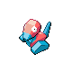 Porygon front-facing sprite from Pokémon Platinum