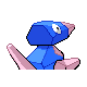 Porygon shiny back-facing sprite from Pokémon Platinum