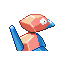 Porygon back-facing sprite from Pokémon Sapphire