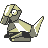 Porygon front-facing sprite from Pokémon Yellow