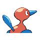 Porygon2 back-facing sprite from Pokémon Diamond
