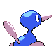 Porygon2 shiny back-facing sprite from Pokémon Diamond
