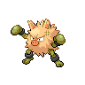 Primeape shiny front-facing sprite from Pokémon Black 2