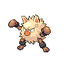 Primeape front-facing sprite from Pokémon Black