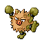 Primeape shiny front-facing sprite from Pokémon Emerald