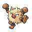 Primeape front-facing sprite from Pokémon FireRed