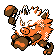Primeape front-facing sprite from Pokémon Gold