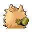 Primeape shiny back-facing sprite from Pokémon Ruby