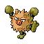 Primeape shiny front-facing sprite from Pokémon Ruby
