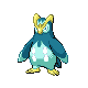 Prinplup shiny front-facing sprite from Pokémon Diamond