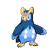 Prinplup front-facing sprite from Pokémon HeartGold