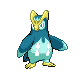 Prinplup shiny front-facing sprite from Pokémon HeartGold