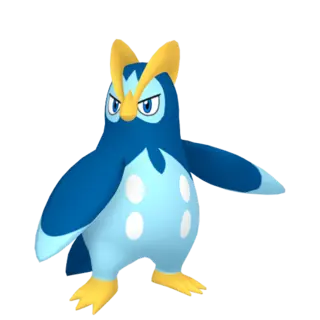 Prinplup front-facing sprite from Pokémon Shining Pearl