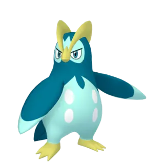 Prinplup shiny front-facing sprite from Pokémon Shining Pearl
