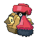 Probopass shiny front-facing sprite from Pokémon Platinum