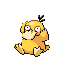Psyduck front-facing sprite from Pokémon Diamond