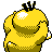 Psyduck back-facing sprite from Pokémon Gold