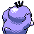 Psyduck shiny back-facing sprite from Pokémon Gold