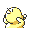 Psyduck back-facing sprite from Pokémon Yellow