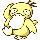 Psyduck front-facing sprite from Pokémon Yellow